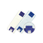 Ανταλλακτικό Microfibra Για Μοπ "Wet" & "Swan" 40Cm Μπλε-Λευκό
