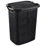 ΚΑΛΑΘΙ ΑΠΛΥΤΩΝ ΜΕ ΞΥΛΙΝΗ ΛΑΒΗ 60L - Image 2